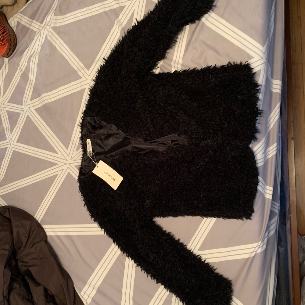 Black Lirenxuan Bomber jacket